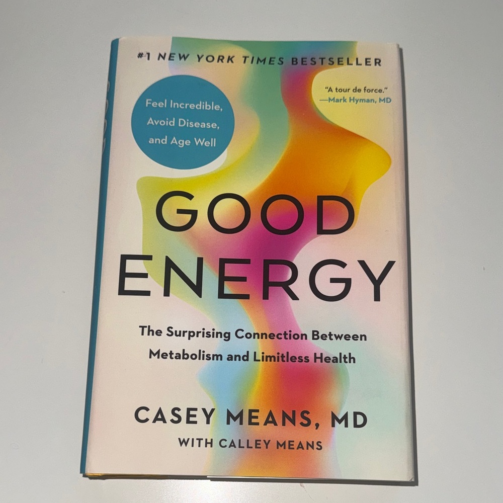Good Energy by Casey Means, MD - Bright Multicolor Cover
